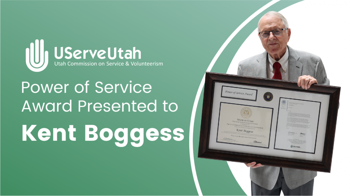Power of Service Award Kent Boggess